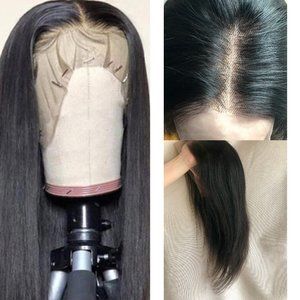 New Straight Lace Front Wigs 100% Human Remy Hair